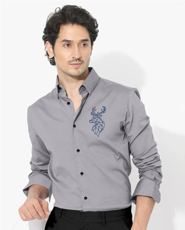 Menline Couture Touch Embroidered Shirt