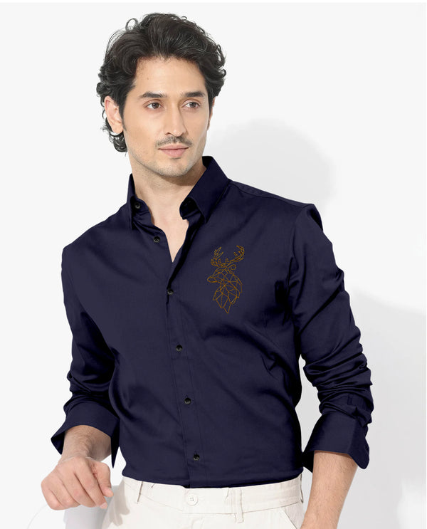 Menline Celebration Line Embroidery Shirt